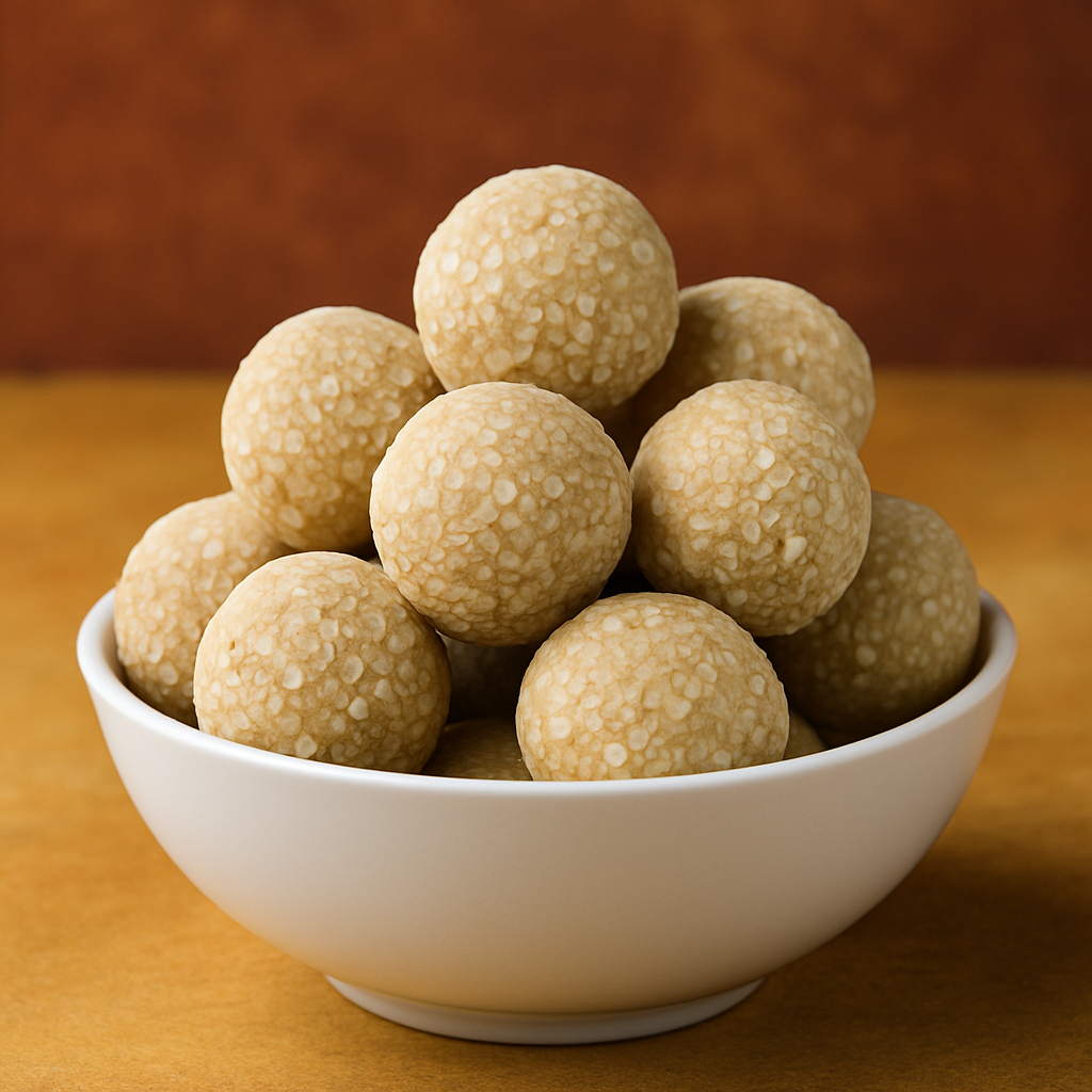 White Til Laddu